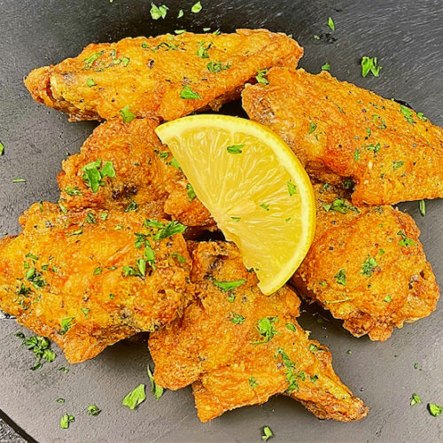 Keto Lemon Pepper Wings