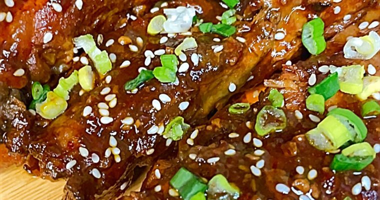 Keto Sweet & Spicy Sticky Ribs